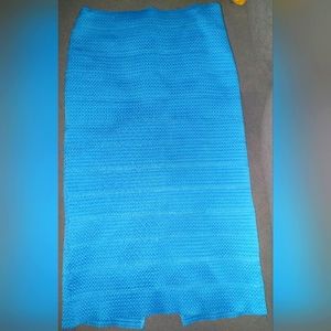 Long Blue Skirt - 7th Ave NY & Company Design